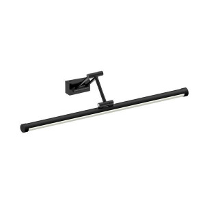 ΦΩΤΙΣΤΙΚΟ ΜΠΑΝΙΟΥ ΑΛΟΥΜΙΝΙΟ 14W 1260Lm 3CCT(3000-4000-6000K) 600mm (βάση 80X40mm) IP44 ΜΑΥΡΟ ARTE ILLUMINA LANO