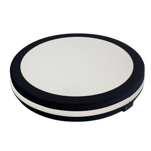 ΠΛΑΦΟΝΙΕΡΑ LED 30W 2700Lm 3CCT(3000-4000-6000K)Φ300mm ΜΑΥΡΟ ARTE ILLUMINA OBEN