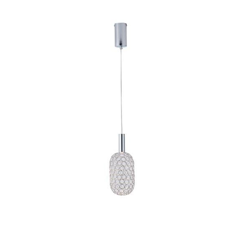 ΦΩΤΙΣΤΙΚΟ ΜΕΤΑΛΛΟ ΜΟΝΟΦΩΤΟ LED 6.3W 648Lm 3000K Φ130X1588mm ΑΣΗΜΙ ARTE ILLUMINA PERFORATO