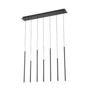 ΦΩΤΙΣΤΙΚΟ ΚΡΕΜΑΣΤΟ ΑΛΟΥΜΙΝΙΟ LED 14W 980Lm 3000K 940X1500X130mm ΜΑΥΡΟ ARTE ILLUMINA CASCADE