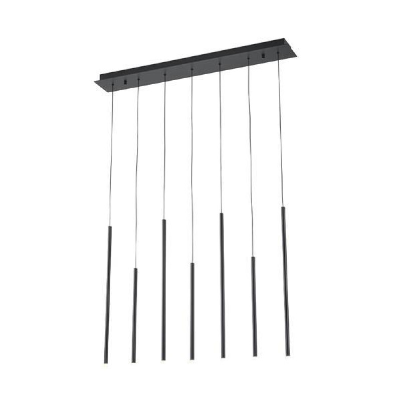 ΦΩΤΙΣΤΙΚΟ ΚΡΕΜΑΣΤΟ ΑΛΟΥΜΙΝΙΟ LED 14W 980Lm 3000K 940X1500X130mm ΜΑΥΡΟ ARTE ILLUMINA CASCADE