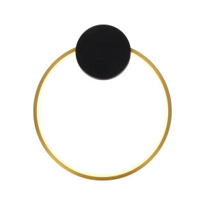 ΑΠΛΙΚΑ ΤΟΙΧΟΥ AΛΟΥΜΙΝΙΟΥ LED 9W 702Lm 3000K 300Χ340mm ΜΑΥΡΟ-ΜΠΡΟΝΖΕ ARTE ILLUMINA AERO