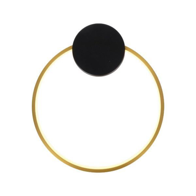 ΑΠΛΙΚΑ ΤΟΙΧΟΥ AΛΟΥΜΙΝΙΟΥ LED 9W 702Lm 3000K 300Χ340mm ΜΑΥΡΟ-ΜΠΡΟΝΖΕ ARTE ILLUMINA AERO