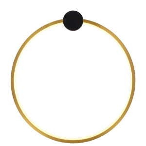 ΑΠΛΙΚΑ ΤΟΙΧΟΥ ΑΛΟΥΜΙΝΙΟΥ LED 40W 3120Lm 3000K 1300X1385mm ΜΑΥΡΟ-ΜΠΡΟΝΖΕ ARTE ILLUMINA AERO