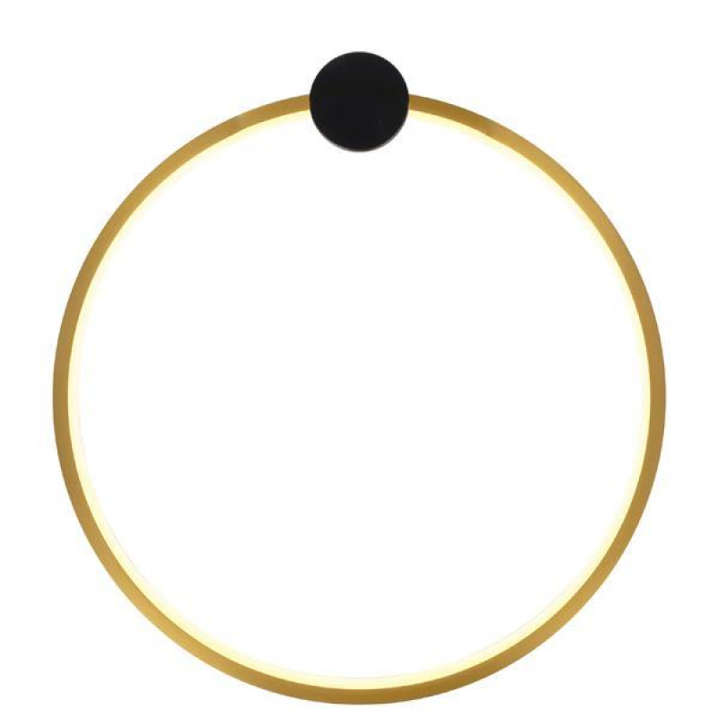 ΑΠΛΙΚΑ ΤΟΙΧΟΥ ΑΛΟΥΜΙΝΙΟΥ LED 40W 3120Lm 3000K 1300X1385mm ΜΑΥΡΟ-ΜΠΡΟΝΖΕ ARTE ILLUMINA AERO