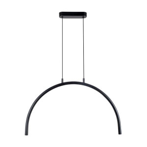 ΦΩΤΙΣΤΙΚΟ ΚΡΕΜΑΣΤΟ AΛΟΥΜΙΝΙΟ-ΜΕTAΛΛΟ 5W 448Lm 3000K 600x20x330mm ΜΑΥΡΟ ARTE ILLUMINA APSIS