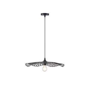 ΦΩΤΙΣΤΙΚΟ ΚΡΕΜΑΣΤΟ BAMBOO 1XE27 Max15w 475X1160mm ΜΑΥΡΟ ARTE ILLUMINA CROSSLINE