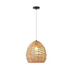 ΦΩΤΙΣΤΙΚΟ ΚΡΕΜΑΣΤΟ BAMBOO 1XE27 Max15w 300X300X1510mm ΚΑΦΕ ARTE ILLUMINA AITHRA