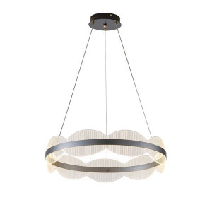 ΦΩΤΙΣΤΙΚΟ ΚΡΕΜΑΣΤΟ ΑΚΡΥΛΙΚΟ ΣΤΡΟΓΓΥΛΟ LED 60W 5400Lm 3000K Φ600mm ΑΣΗΜΙ ARTE ILLUMINA TORINO