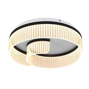 ΠΛΑΦΟΝΙΕΡΑ ΑΚΡΥΛΙΚΗ LED 18W 1000Lm 3000K ΔΙΑΦΑΝΗΣ-ΜΑΥΡΟ Φ50 ARTE ILLUMINA AURORA