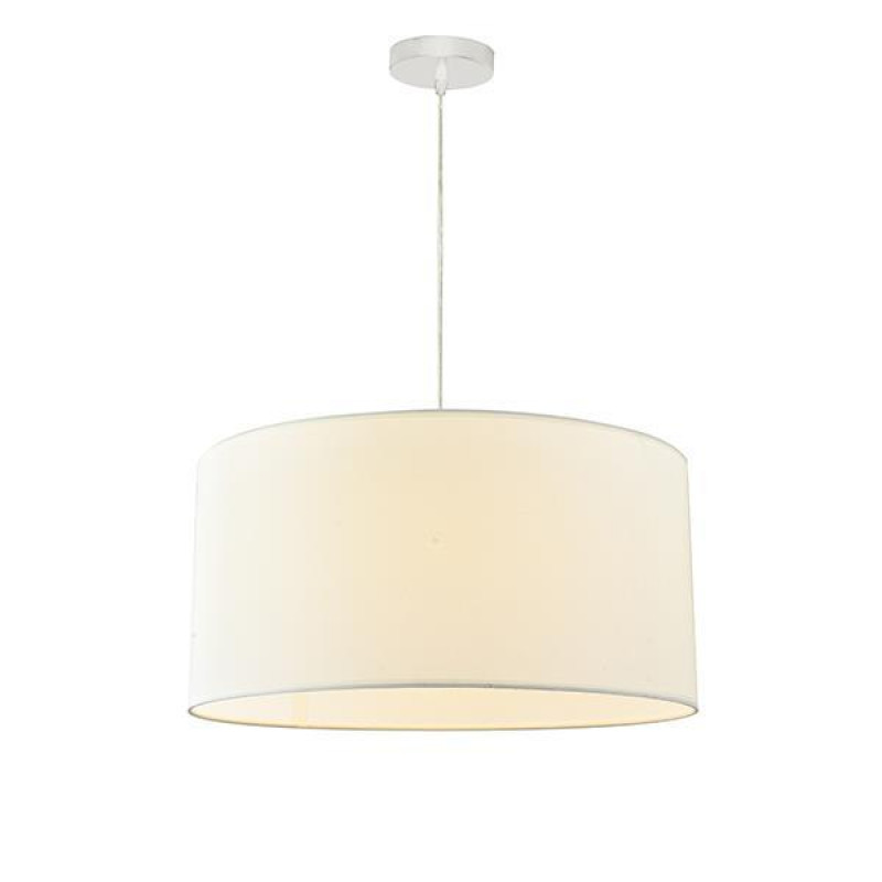 ΦΩΤΙΣΤΙΚΟ ΚΡΕΜΑΣΤΟ ΥΦΑΣΜΑ 1XΕ27 Max15w Φ530Χ260 ΛΕΥΚΟ ARTE ILLUMINA SOHO