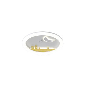 ΠΛΑΦΟΝΙΕΡΑ ΠΛΑΣΤΙΚΗ LED 60W 5940Lm 3CCT(3000-4000-6000K) Φ480mm ΛΕΥΚΟ-ΚΙΤΡΙΝΟ ARTE ILLUMINA ALEGRE