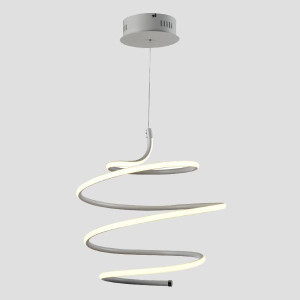 ΦΩΤΙΣΤΙΚΟ ΚΡΕΜΑΣΤΟ ΣΤΡΟΓΓΥΛΟ LED 60W 2000lm 3000K Φ430X1200 ΛΕΥΚΟ ARTE ILLUMINA SATURN