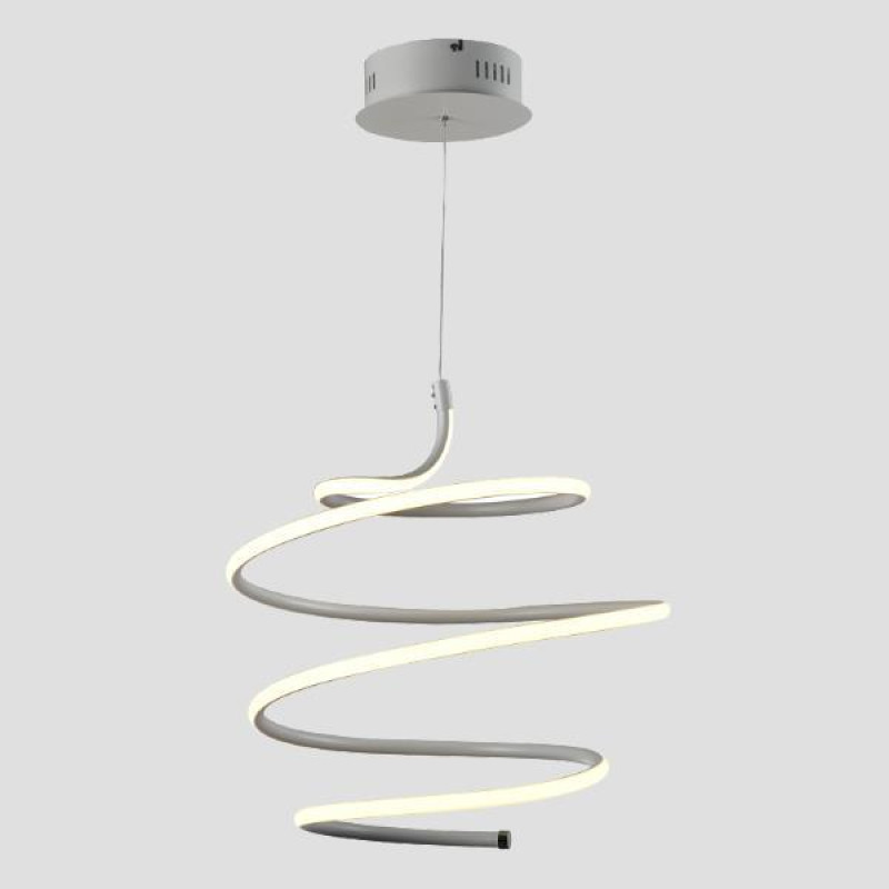 ΦΩΤΙΣΤΙΚΟ ΚΡΕΜΑΣΤΟ ΣΤΡΟΓΓΥΛΟ LED 60W 2000lm 3000K Φ430X1200 ΛΕΥΚΟ ARTE ILLUMINA SATURN