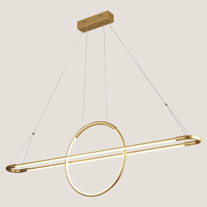 ΦΩΤΙΣΤΙΚΟ ΚΡΕΜΑΣΤΟ ΓΡΑΜΜΙΚΟ LED 45W 3000Κ 120X150 ΧΡΥΣΟ ARTE ILLUMINA