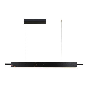 ΦΩΤΙΣΤΙΚΟ ΚΡΕΜΑΣΤΟ ΓΡΑΜΜΙΚΟ LED 20W L124*W5.6*H7CM 3 CCT  ΜΑΥΡΟ ARTE ILLUMINA