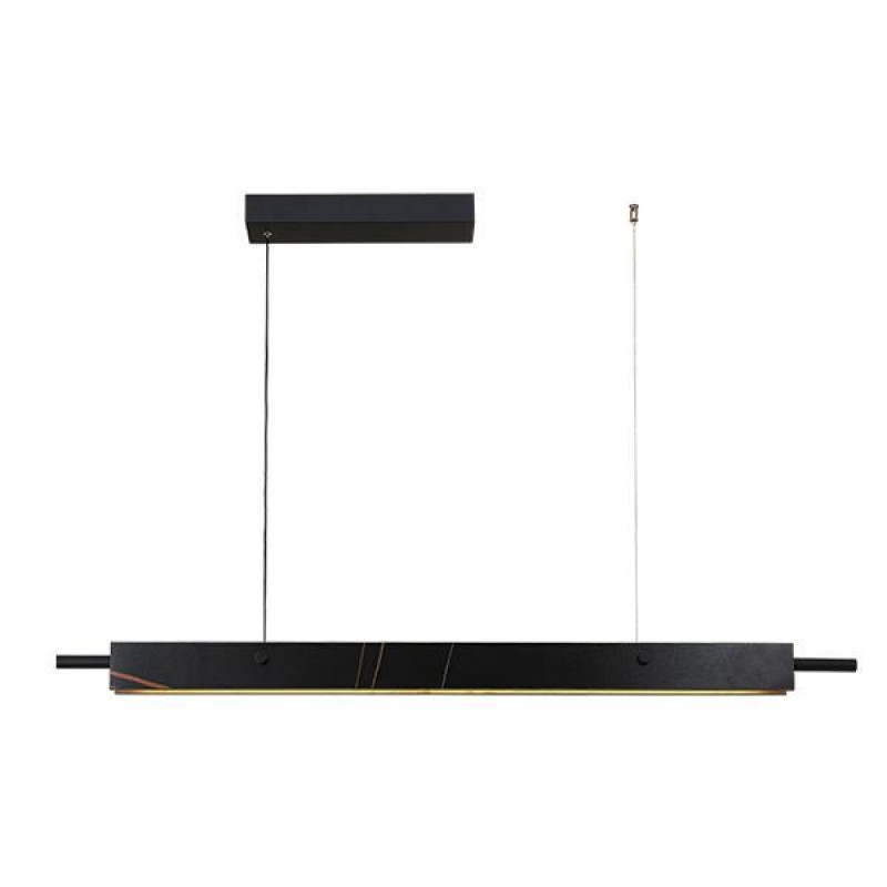 ΦΩΤΙΣΤΙΚΟ ΚΡΕΜΑΣΤΟ ΓΡΑΜΜΙΚΟ LED 20W L124*W5.6*H7CM 3 CCT  ΜΑΥΡΟ ARTE ILLUMINA