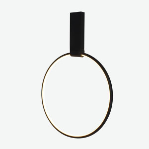 ΦΩΤΙΣΤΙΚΟ ΚΡΕΜΑΣΤΟ LED 32W D40*H20cm ΜΑΥΡΟ 3000K ARTE ILLUMINA