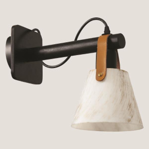 ΑΠΛΙΚΑ ΤΟΙΧΟΥ Ε27 310X150X170 ΛΕΥΚΟ-ΜΑΡΜΑΡΟ ARTE ILLUMINA