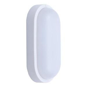 ΦΩΤΙΣΤΙΚΟ ΤΟΙΧΟΥ ΟΒΑΛ LED 12W 160X90X51 12/24V AC/DC 6500K IP54 ΛΕΥΚΟ PLUS ARTE ILLUMINA