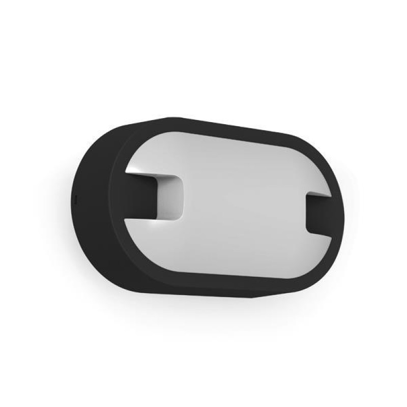 ΑΠΛΙΚΑ ΟΒΑΛ LED 15W 4000K 215X125X59mm IP65 ΛΕΥΚΟ-ΜΑΥΡΟ ARTE ILLUMINA