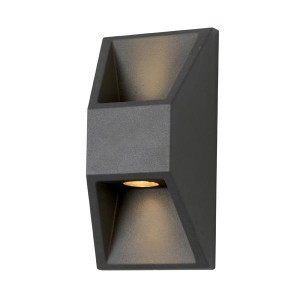 ΦΩΤΙΣΤΙΚΟ ΤΟΙΧΟΥ ΑΛΟΥΜΙΝΙΟΥ 2X1W 164X82X54.5mm ΓΡΑΦΙΤΗΣ ARTE ILLUMINA