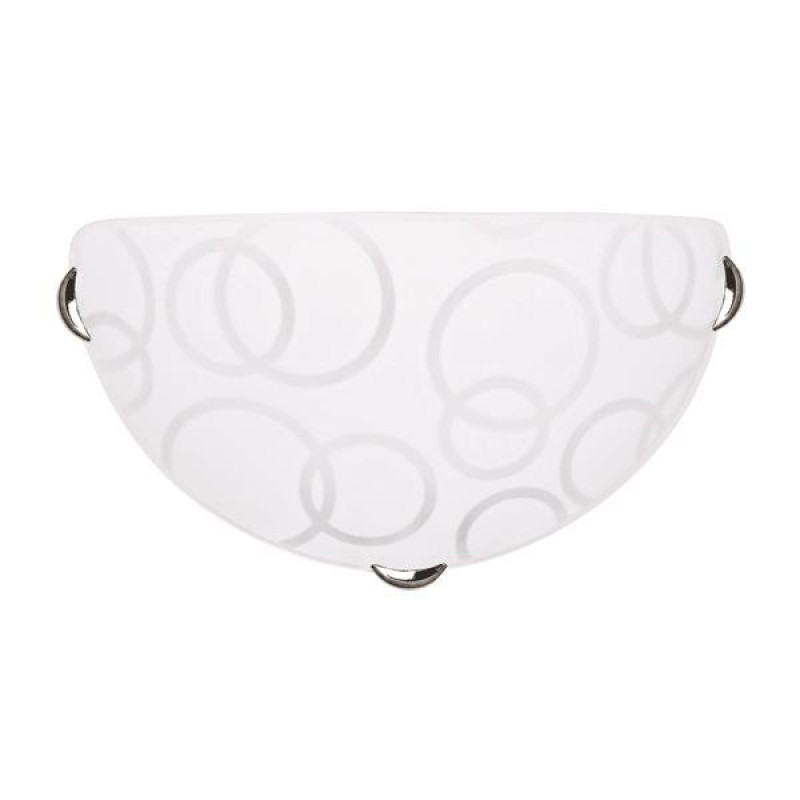 ΑΠΛΙΚΑ ΤΟΙΧΟΥ Φ30 1XΕ27 Max 15W ΛΕΥΚΟ-ΝΙΚΕΛ  ARTE ILLUMINA LEIA