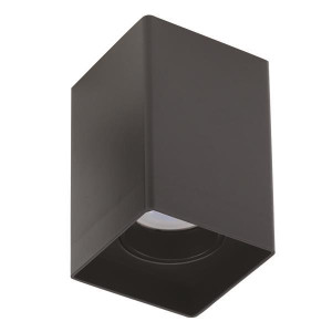 ΦΩΤΙΣΤΙΚΟ ΟΡΟΦΗΣ ΠΛΑΣΤΙΚΟ ΤΕΤΡΑΓΩΝΟ 1XGU10 MAX 8W 80X80X125 ΜΑΥΡΟ ARTE ILLUMINA BOXI