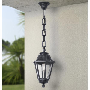 FUMAGALLI SICHEM ANNA ΚΡΕΜΑΣΤΟ ΦΩΤΙΣΤΙΚΟ ΕΞΑΓΩΝΟ ΜΑΥΡΟ 220X800mm E27