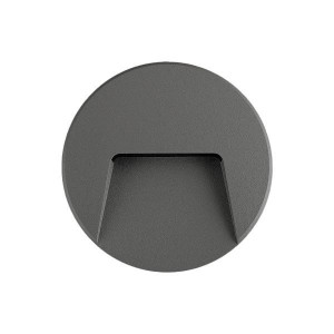 ΦΩΤΙΣΤΙΚΟ ΤΟΙΧΟΥ SLIM LED 3W IP65 230V 4000K Φ135mm ΓΡΑΦΙΤΗΣ PRO ARTE ILLUMINA