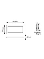 ΦΩΤΙΣΤΙΚΟ ΕΞΩΤΕΡΙΚΟ BACKLIGΗΤ UGR19 30X60 30W 6500Κ 220-240V ΛΕΥΚΟ