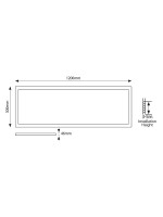 ΦΩΤΙΣΤΙΚΟ ΕΞΩΤΕΡΙΚΟ BACKLIGΗΤ UGR19 120X30 45W 3000Κ 220-240V ΛΕΥΚΟ