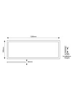 ΦΩΤΙΣΤΙΚΟ ΕΞΩΤΕΡΙΚΟ BACKLIGΗΤ UGR16 120X30 27-34-40-45W 6500Κ 220-240V ΛΕΥΚΟ