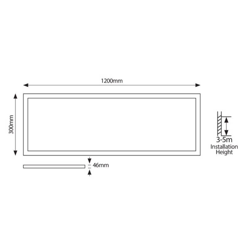 ΦΩΤΙΣΤΙΚΟ ΕΞΩΤΕΡΙΚΟ BACKLIGΗΤ UGR16 120X30 27-34-40-45W 6500Κ 220-240V ΛΕΥΚΟ