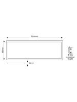 ΦΩΤΙΣΤΙΚΟ BACKLIGΗΤ UGR19 120X30  27-34-40-45W 6500Κ 220-240V ΛΕΥΚΟ