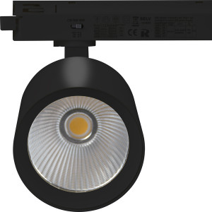 ΣΠΟΤ ΡΑΓΑΣ DIMMING LED 28W 4000K TRIAC 4 ΓΡΑΜΜΩΝ ΜΑΥΡΟ PRO
