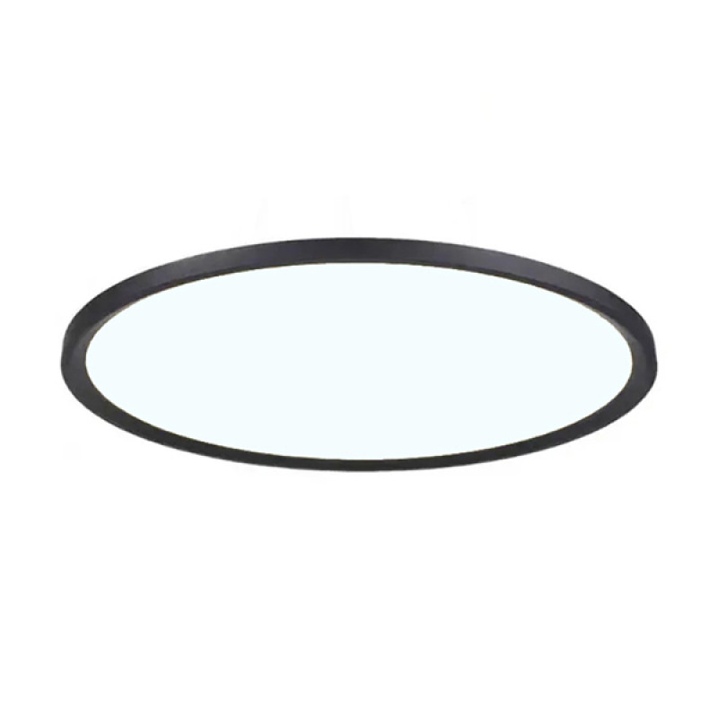 ΦΩΤΙΣΤΙΚΟ ΟΡΟΦΗΣ LED SLIM 48W 3CCT Φ60 ΜΑΥΡΟ PLUS