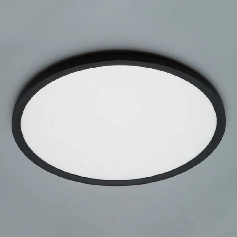 ΦΩΤΙΣΤΙΚΟ ΟΡΟΦΗΣ LED SLIM 48W 3CCT Φ60 ΜΑΥΡΟ PLUS