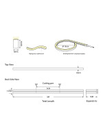 NEON LIGHT LED 5M 8W 24V ΠΟΡΤΟΚΑΛΙ IP44 PRO