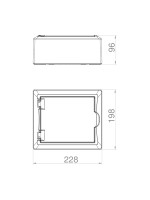 ΠΙΝΑΚΑΣ ΕΞΩΤΕΡΙΚΟΣ ECONOMIC ΠΛΑΣΤΙΚΟΣ 1X8 IP40 (PE+N)