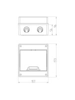 ΠΙΝΑΚΑΣ ΕΞΩΤΕΡΙΚΟΣ LUX 1Χ7 IP55 PE+N