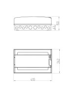 ΠΙΝΑΚΑΣ ΕΞΩΤΕΡΙΚΟΣ LUX 1Χ18 IP65 PE+N