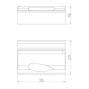 ΠΙΝΑΚΑΣ ΕΞΩΤΕΡΙΚΟΣ ΠΛΑΣΤΙΚΟΣ GREEN 1X12+2 IP40 (PE+N)
