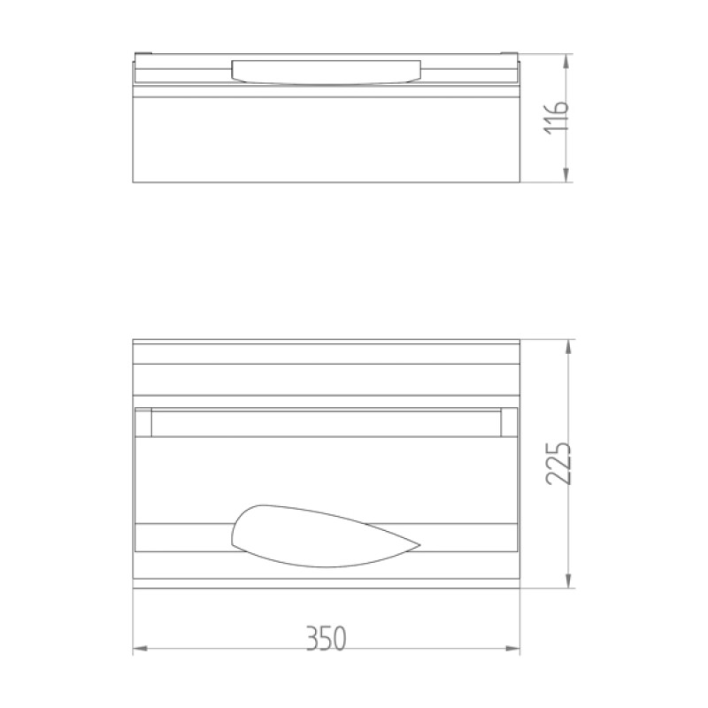 ΠΙΝΑΚΑΣ ΕΞΩΤΕΡΙΚΟΣ ΠΛΑΣΤΙΚΟΣ GREEN 1X14+2 IP40 (PE+N)