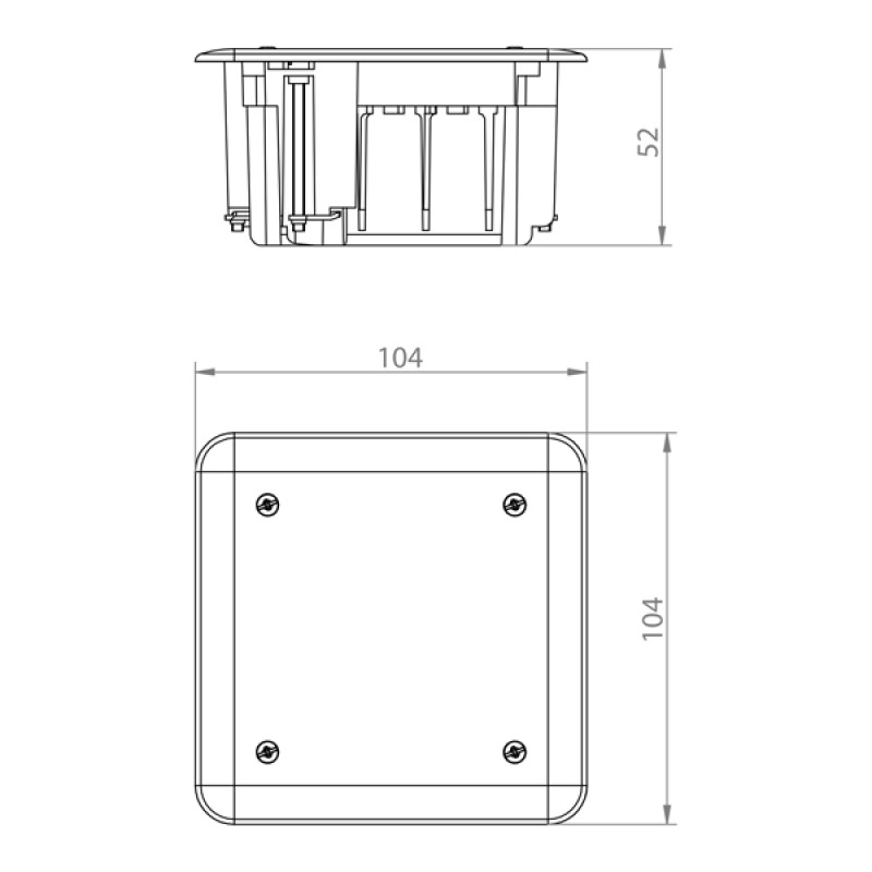 ΜΠΟΥΑΤ ΧΩΝΕΥΤΟ 89Χ89Χ50 ΓΥΨΟΣΑΝΙΔΑΣ