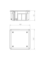 ΜΠΟΥΑΤ ΧΩΝΕΥΤΟ 95Χ95Χ50 ΓΥΨΟΣΑΝΙΔΑΣ