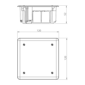 ΜΠΟΥΑΤ ΧΩΝΕΥΤΟ 105Χ105Χ50 ΓΥΨΟΣΑΝΙΔΑΣ
