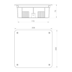 ΜΠΟΥΑΤ ΧΩΝΕΥΤΟ 185Χ185Χ50