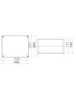 ΜΠΟΥΑΤ ΕΞΩΤΕΡΙΚΟ ΒΙΟΜΗΧΑΝΙΚΟ 440Χ330Χ145 IP65