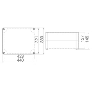 ΜΠΟΥΑΤ ΕΞΩΤΕΡΙΚΟ ΒΙΟΜΗΧΑΝΙΚΟ 440Χ330Χ145 IP65